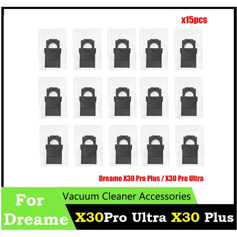 

15 шт., запасные части для пылесборника Dreame X30 Pro Plus / X30 Pro Ultra аксессуары для робота-пылесоса