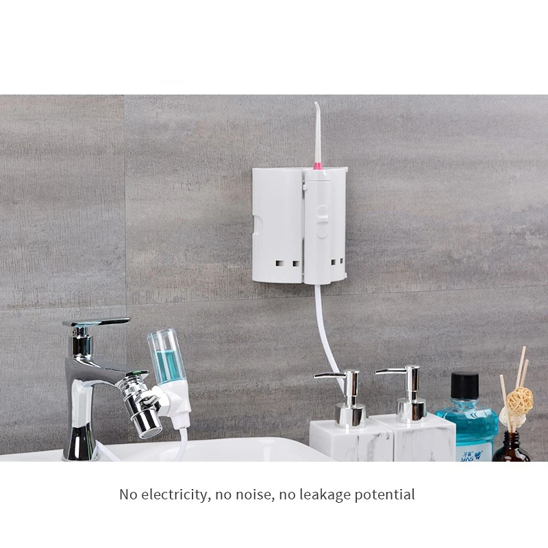 

Oral Irrigator XS4-A Teeth Cleaner Jet Interdental Brush Tooth SPA Manual Portable Water Dental Flosser Teeth Cleaning Care Tool