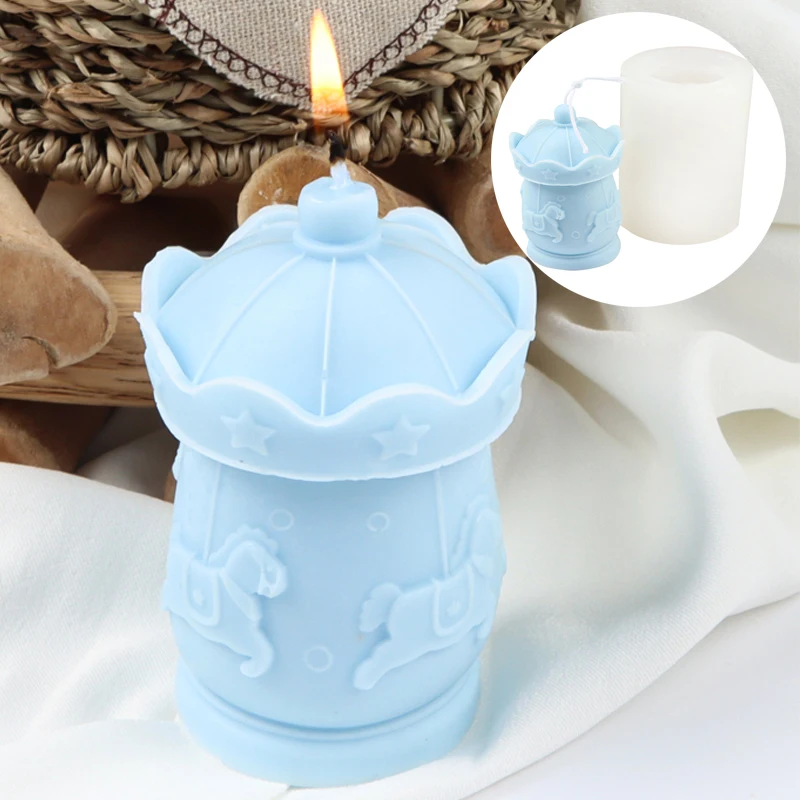 Molde De Silicona Para Velas En Forma De Rosa 3D - Tamaño 7.5x2.8 Cm, Grado Alimenticio, Resistente Al Calor (-40°C A 230°C)