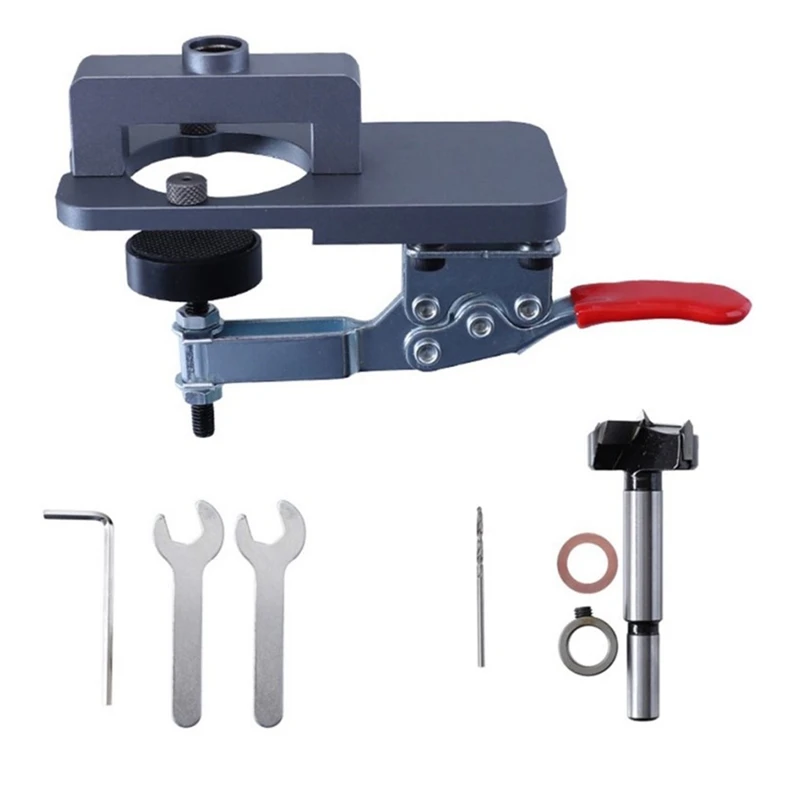 

Woodworking 35Mm Hole Opener Hinge Opener Door Cabinets Wood Work Hole Drilling Guide Locator