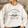 Wizard Book Shop Sweatshirt HP Sweater Magic Wizard Hoodies Women Long Sleeve Sweatshirts Book Nerd Pullover Fans Gift Hoodie 4
