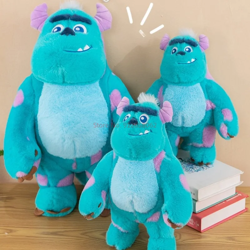 New Disney Large Size Blue-haired Monster James P. Sullivan Monsters College Healing Cute Doll Kids Toy Birthday Gift