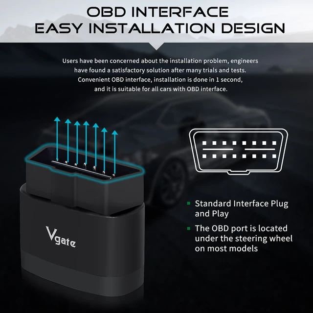 Vgate iCar Pro 2S OBD2 Diagnostic Tool ELM327 Bluetooth 5.3 Auto Scanner Support Android/IOS V2.3 Auto Scanner 3