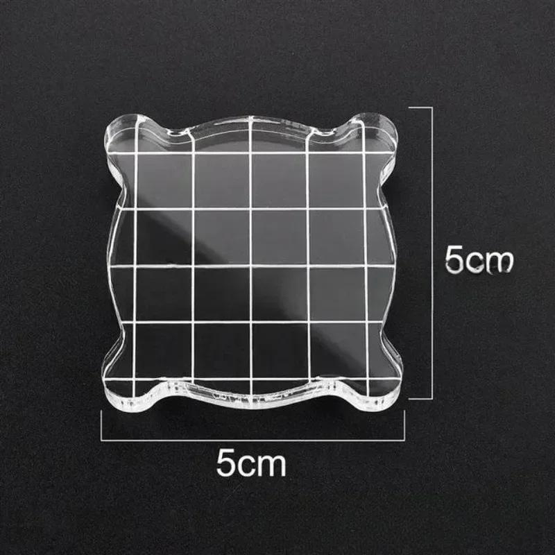 Acrylic Stamp Block Clear Transparent Seal Stamp DIY Scrapbooking Photo Album Decorative