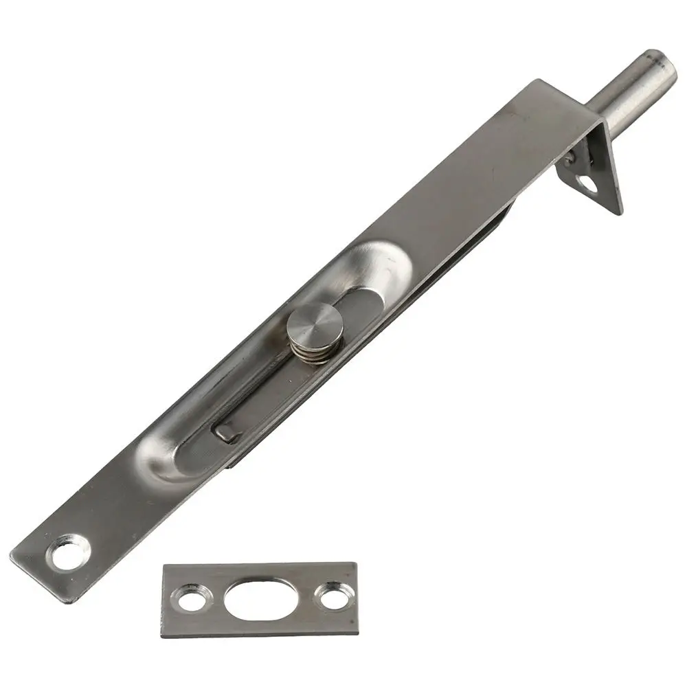 Concealed Stainless Steel French Door 6 Inch Flush Bolt Bolt Lever Action Latch Slide Door Lock