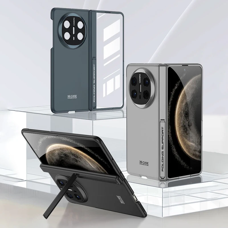 Magnetic Hinge All-included Armor Case for Huawei Mate X6 Outer Screen Glass Bra