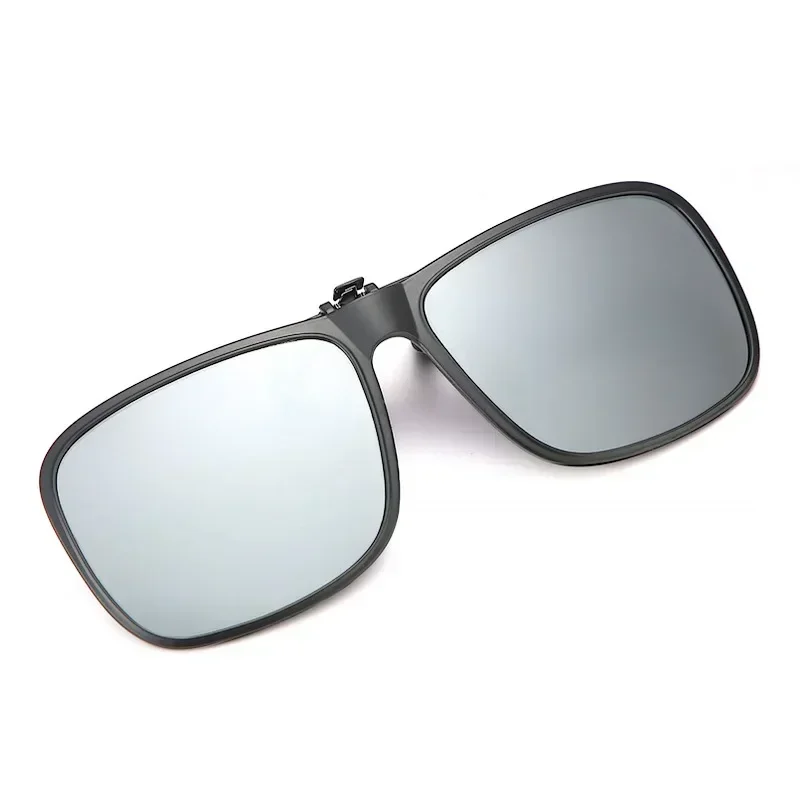 Polarized Flip-Up Clip-On Photochromic Sunglasses with UV400 Anti-Glare Lenses