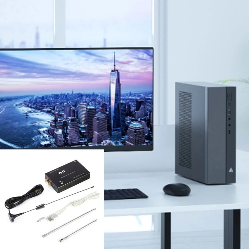 

16FB Hackrf One Upgraded Portapack SDR Software Defined Radio 1MHz-6GHz Metal Case DIY Fast Assemble