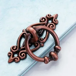 Vintage-Style Antique Alloy Pull Ring Handle (Red Gulas)