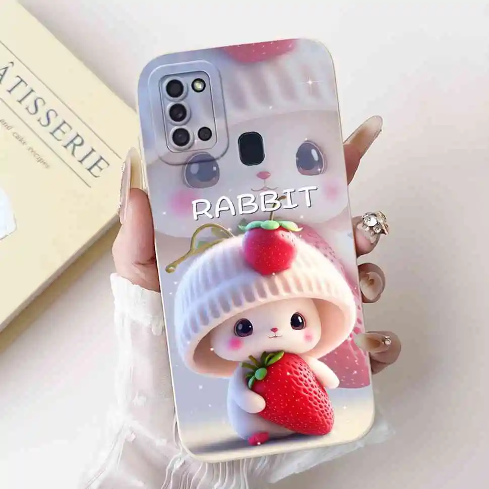 Chic Love Bow Rabbit Soft Silicone Phone Case Cover