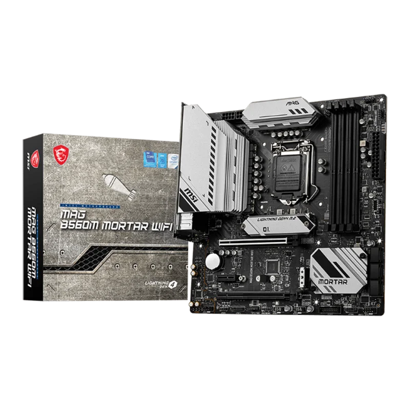 限定セールをすべて Msi + Cpu I5-10400f Intel Mag Motherboard Wifi Mortar B560m CPU