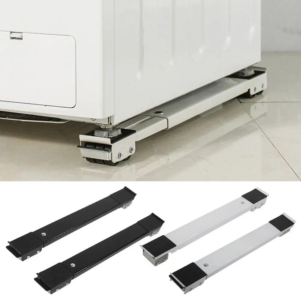 

Bracket Support Stand Anti-rust Mobile Support Bracket Refrigerator Mobile Wheel Washing Machine Base Furniture Foot Wheels