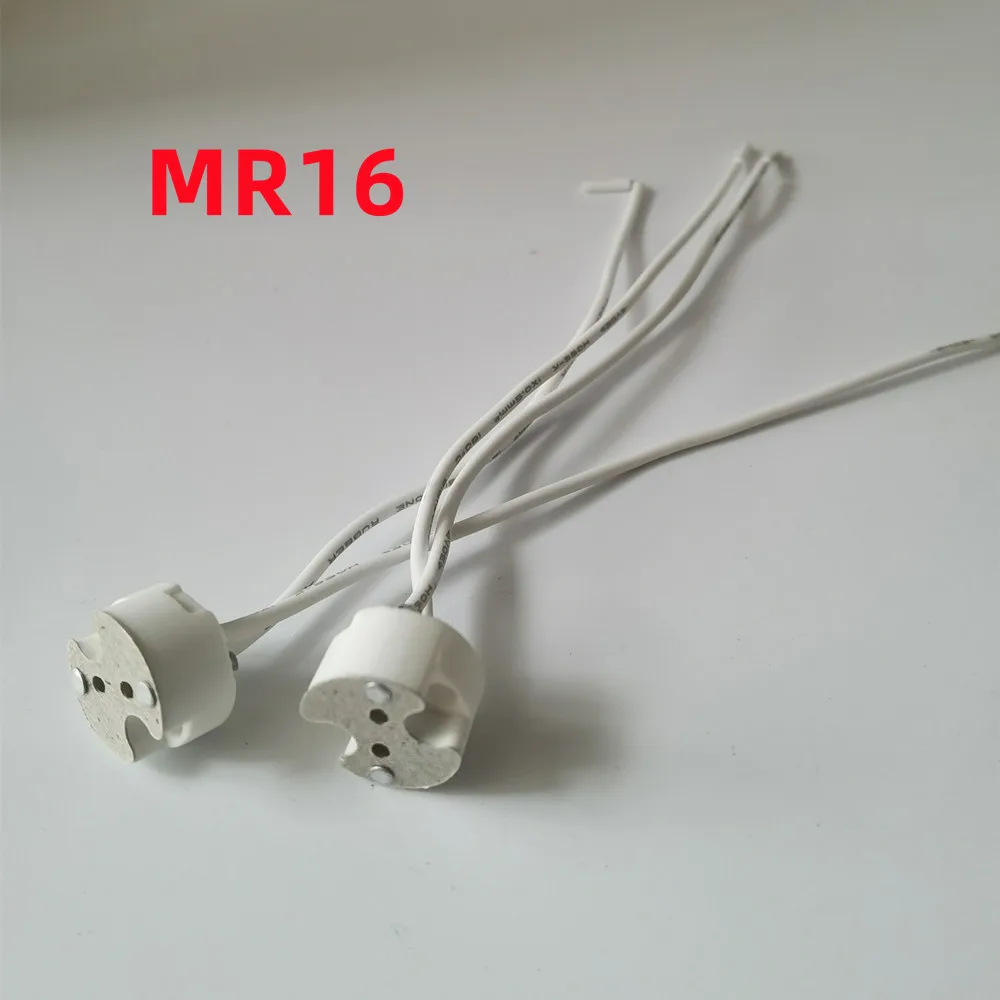 DiCUNO G4 Base Bi-Pin, G6.35, GY6.35, GX5.3 MR16, GZ4 MR11, Portalampada in Ceramica ad incandescenza alogena con portalampada (24pz