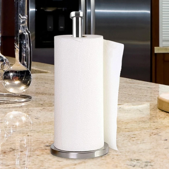  Stainless Steel Paper Towel Holder Stand Designed for