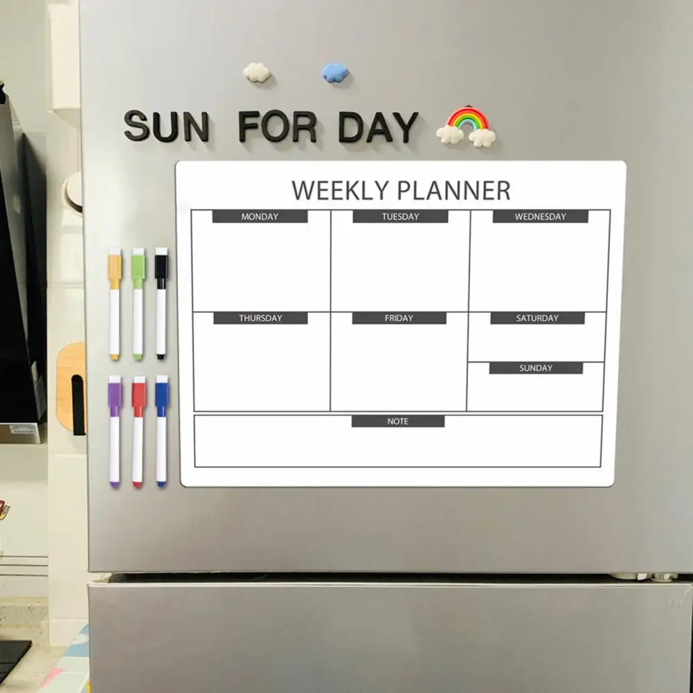 Use as a weekly planner, grocery list, to-do list, kid schedule or whatever your busy lifestyle is!