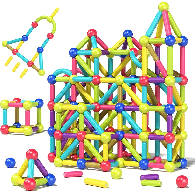 Blocchi Magnetici Costruzioni Con Palline Magnetiche Costruzioni