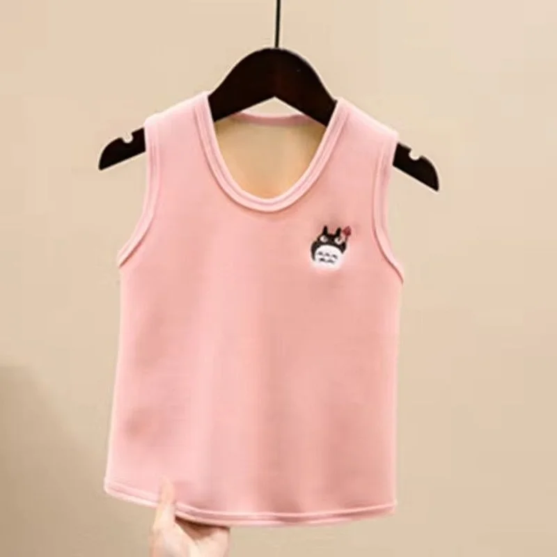 겨울 열 소년 조끼 몰려 들고   모직 양복 조끼 소녀 탑 따뜻한 양털 재킷 Chidren 아동복