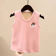  Winter Thermal Boys Vests Flocking Toddler Baby Woolen Waistcoat Girls Tops Warm Fleece Jacket Chidren Kids Clothes 