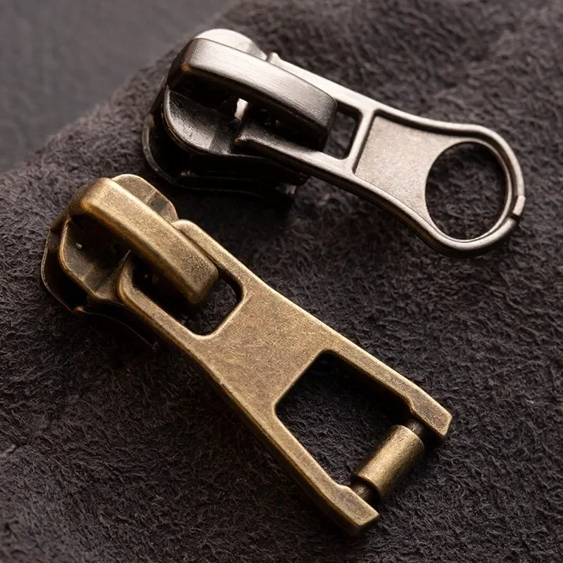 5 Pcs 3#/5#/8# Metal Zipper Sliders for Resin/Metal/Nylon Zippers Apparel Replacement Zipper Sliders DIY Sewing Supplies