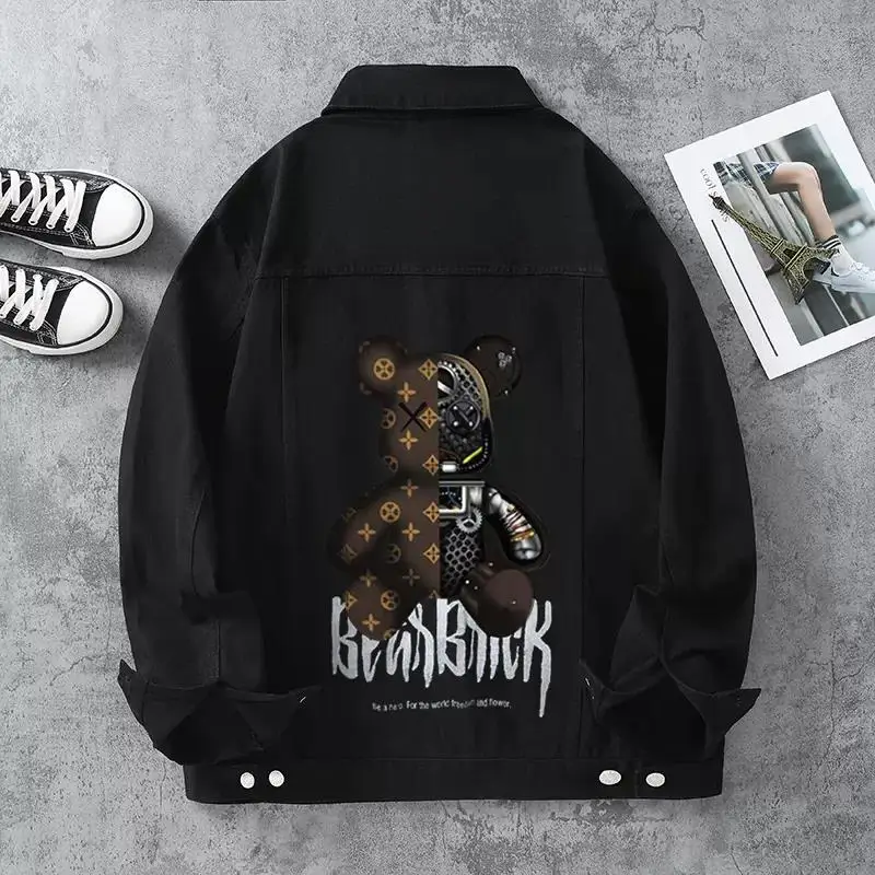 

2023 Hipster cowboy bear jacket guy
