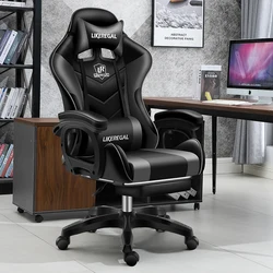 Chaise de bureau ergonomique, pivotante, en dentelle, noire, rose, pour maison, Gaming, business, JW50GY 