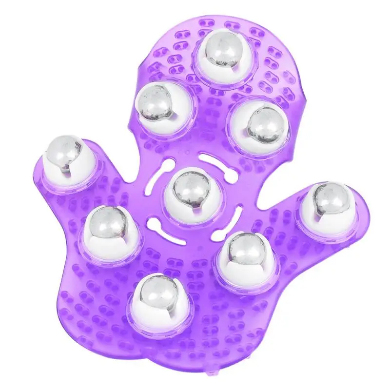 

Roller Ball Body Massage Glove Anti-Cellulite Muscle Pain Relief Relax Massager For Neck Back Shoulder Buttocks Face Lift Tools