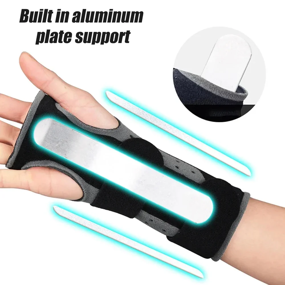 1Pcs Wrist Support Professional Splint Wrist Brace Protector Band Arthritis Carpal Tunnel Hand Sprain Tendinitis Wristband 6