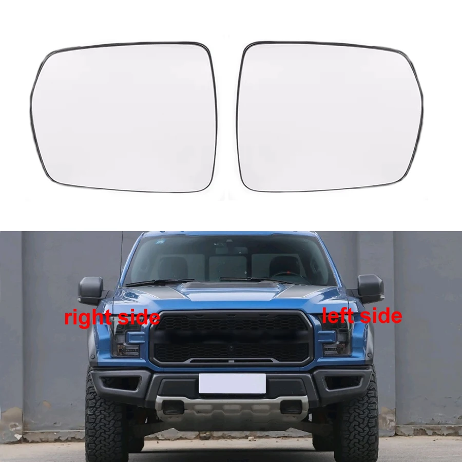 

Для Ford Raptor F150 2015-2020 низкая Конфигурация зеркальные линзы заднего вида внешние боковые светоотражающие Стеклянные линзы с подогревом