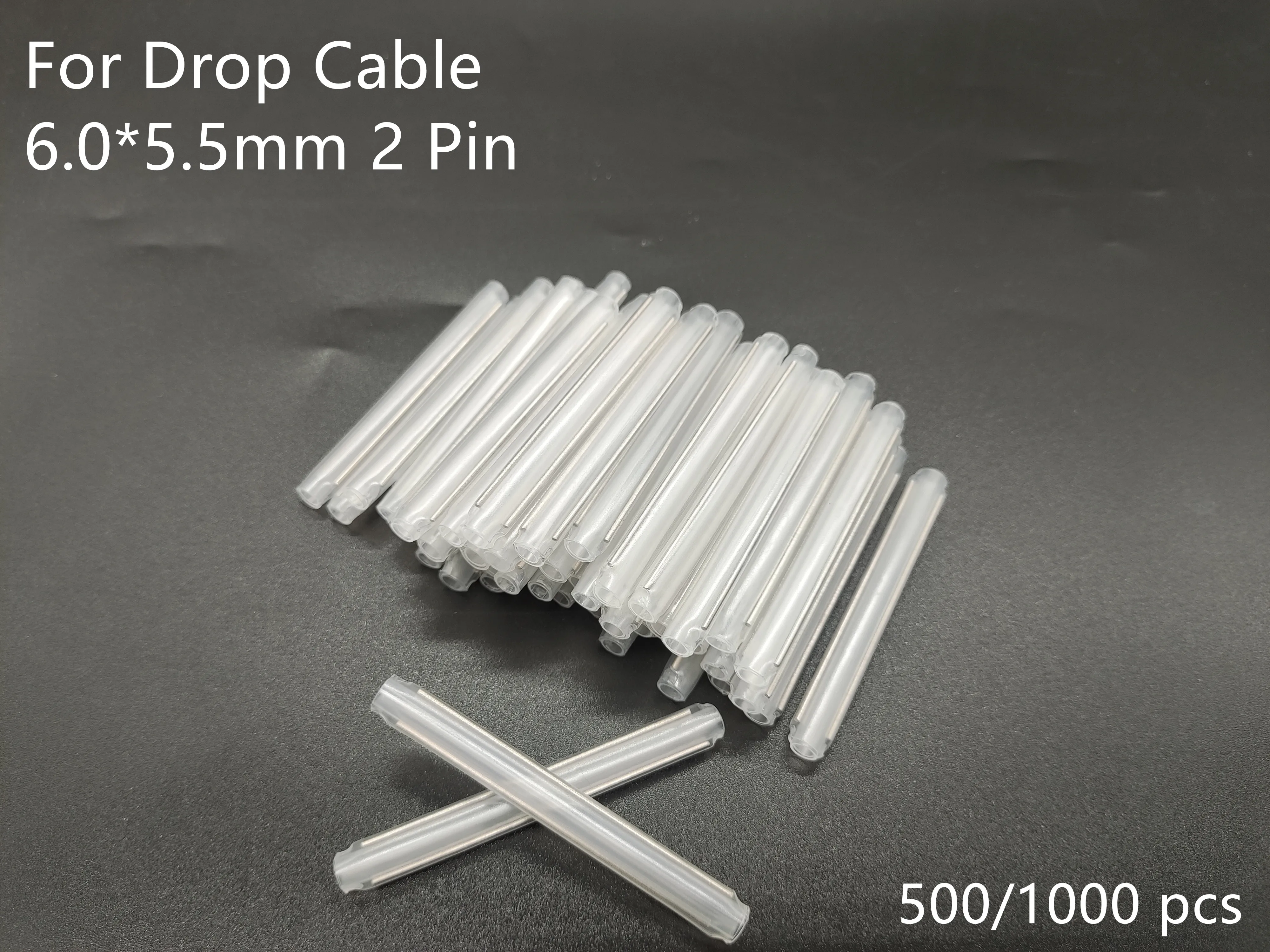 La Giuntura Termoretraibile In Fibra Protegge Il Tubo Termoretraibile Doppio Ago 2 Pin 6.0*5.5Mm Ftth Fiber Tool Fusion Splice Protection Tube