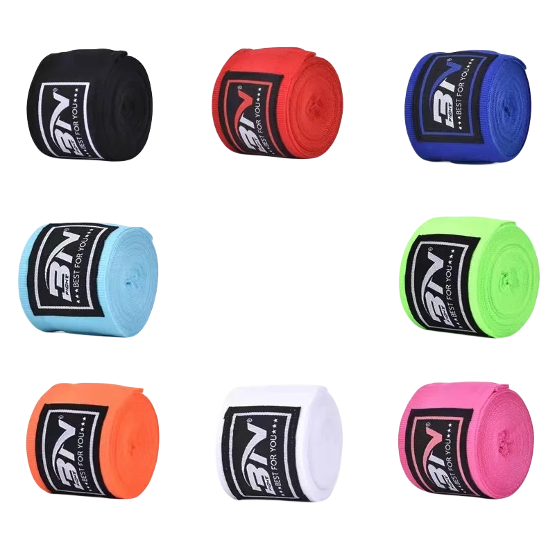 BN Low Elastic 1.5/3/5Meters Nylon MMA Muay Thai Boxing Hand Wraps Bandage Wrist Protector Support Martial Arts Taekwondo DBO wrist brace wrist guard wrist support wrist support band elastic bandage support