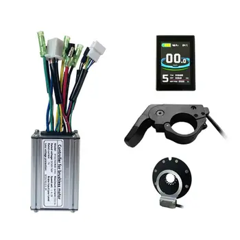 Kit Controller Ebike B84B-KT-15A 36V/48V 250W per Kit di Conversione Motore Bici Elettrica con Display LCD8S e Acceleratore a Po
