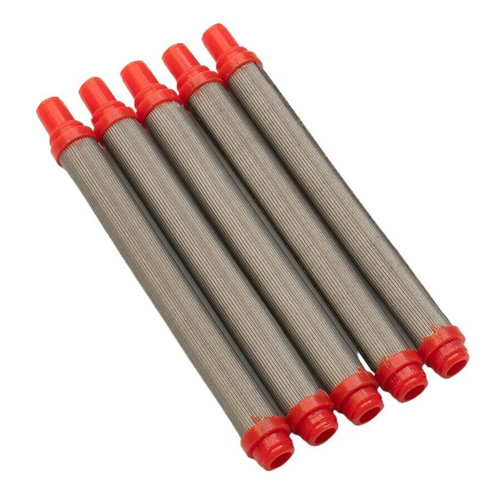 

5pcs 30/70/150/200Mesh Airless Spray Gun Filter Stainless Steel Airless Paint Parts Spraying Machine Accessories