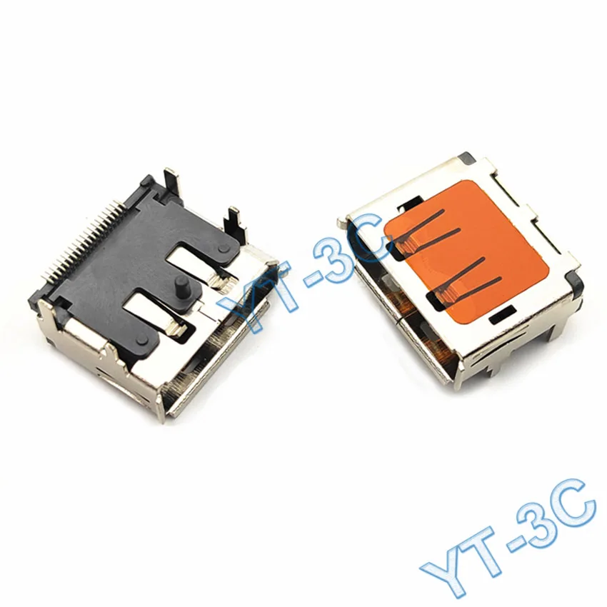 5PCS New SMT DP HDMI 20P Female Socket/Jack hdmi cable adapter 20Pin With Column for TV-Interface Monitor