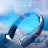 Mute USB Hanging Neck Fan LED Digital Display 5 Speeds Rechargeable Bladeless Electric Fan for Home School Office 1