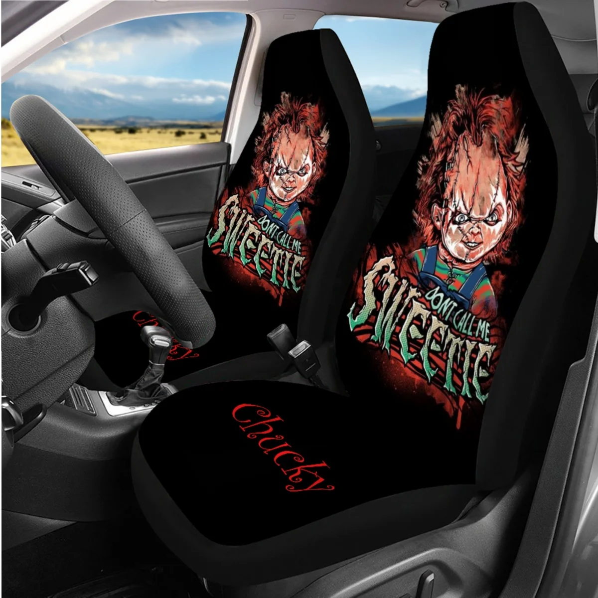 Car Themed Custom Car Phone Cases Chucky Horror Movie Killer