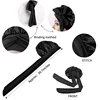 Satin Hat Hair Night Fashion Sauna bonnets Bathroom accessory  Elastic strap type shower cap for women 3