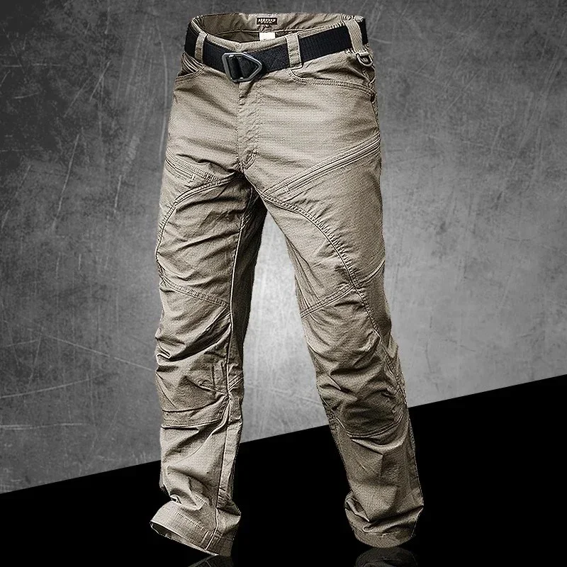 Men Stretch Hiking Pants Water Resistant Cargo Pants