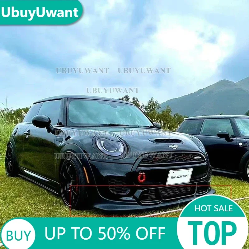 

Для F56 Mini Cooper S DAG комплект кузова автомобиля спойлер утка защита губ крышка карбоновый передний бампер разветвитель губ (только передний бампер JCW)