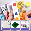 Early Education Watercolor Coloring Book Children's Graffiti Painting with Pigment Tracing Book for Kids Drawing Art Supplies 2