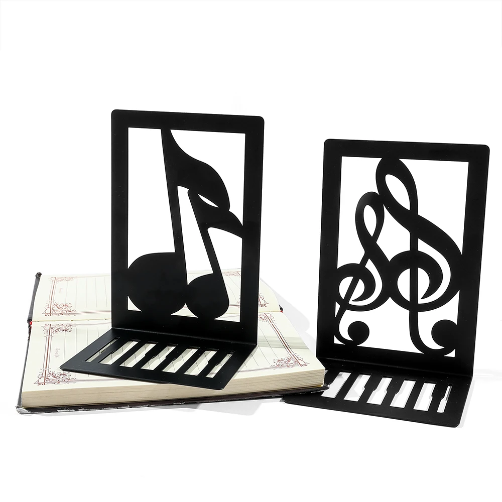 Flatware Book Ends Bring Heavy Duty Metal Bookends Office Desktop Home for Book Lovers Office supplies Book rack 5
