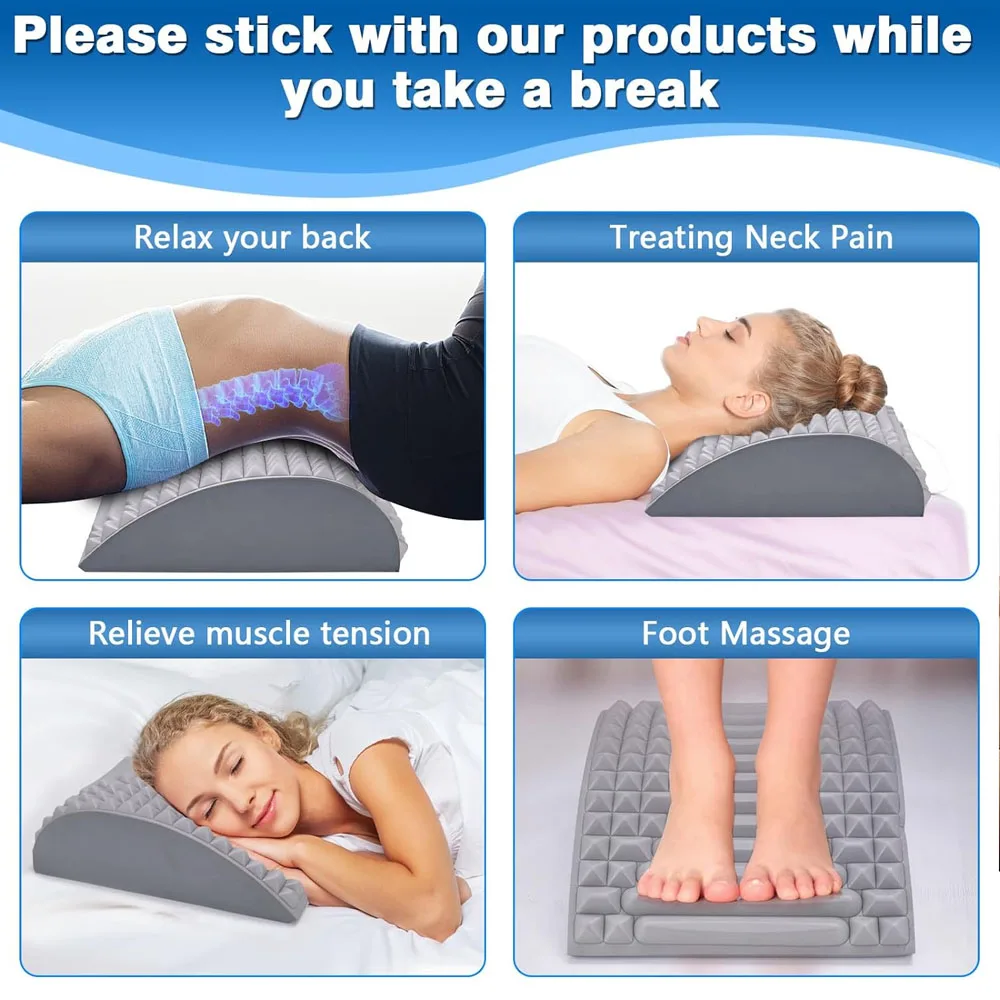 HOT Back Stretcher Herniated Disc Neck Pillow Neck Back