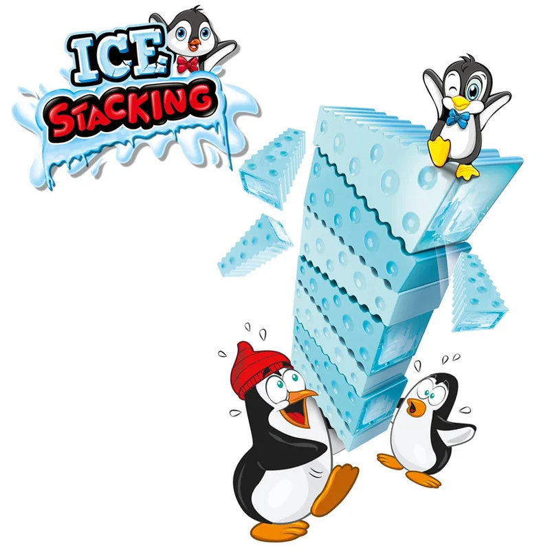 Ice penguin Stacking Board Game toys for kids party competitive sports game parent-child interaction Puzzle education gifts