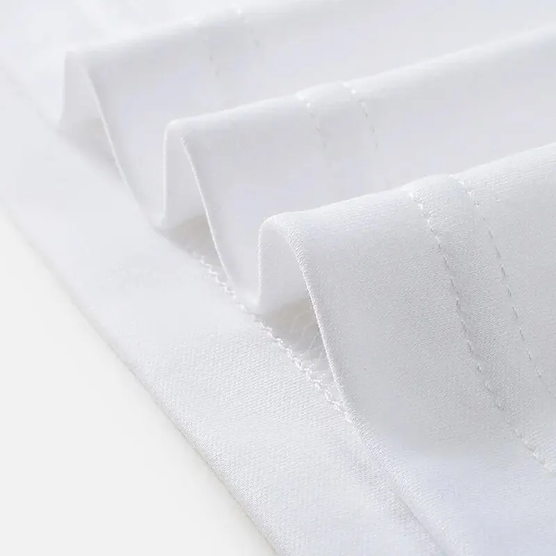 3pcs Summer Men's Short-sleeved T-shirt Clothes Pure Cotton Summer White T-shirt Short-sleeved Base Shirt Spring and Top