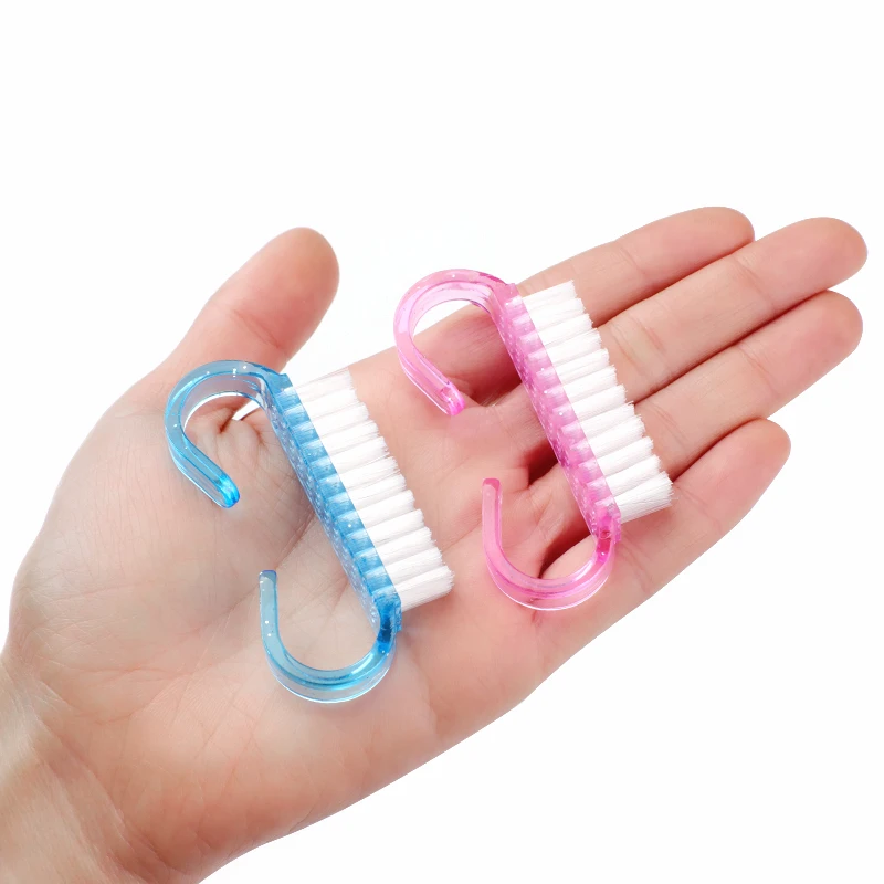 Cleaning Nail Brush Tools 50Pcs/Lot Colorful Plastic Dust Cleaner Brushes Nail Art Manicure Pedicure Powder Soft Remover nail art brushes,nail brushes,nail art tools,nail cleaning brush