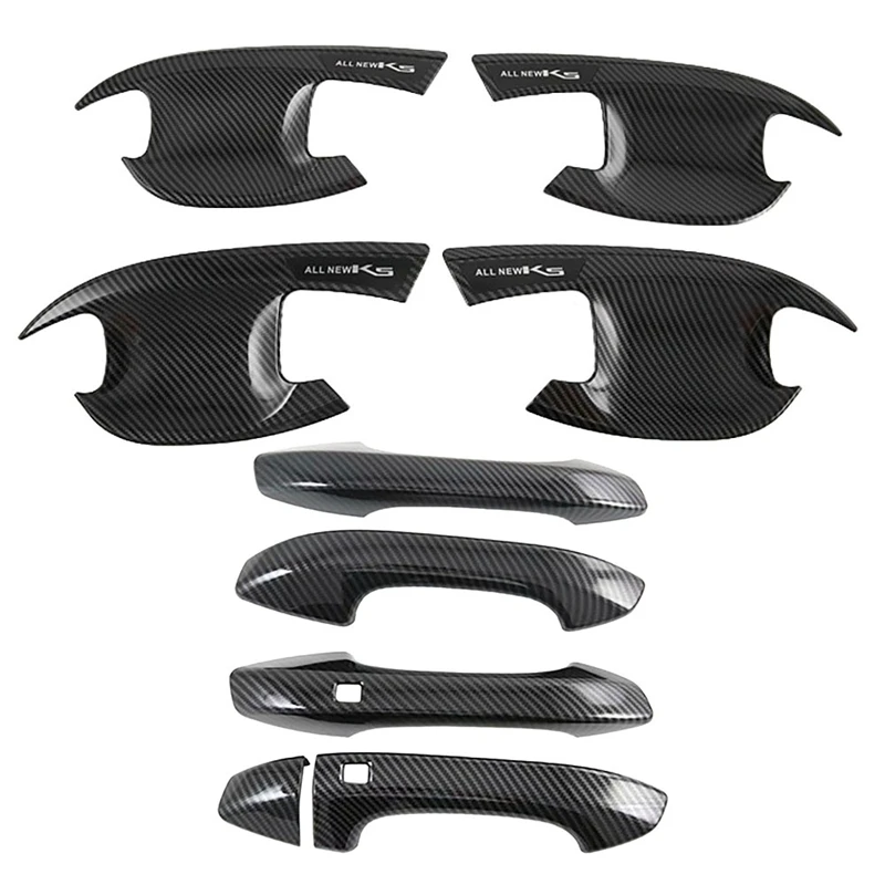 

Наклейка на дверную ручку автомобиля, из углеродного волокна, для KIA Optima K5 2020 2021