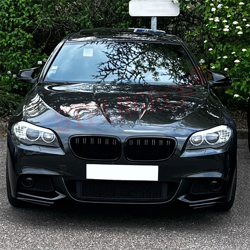 BMW 5 시리즈 F10 F11 프리 LCI 2011 2012 2013 미러 캡 스티커 브라이트 블랙 사이드미러 커버 윙 사이드 리어 뷰
