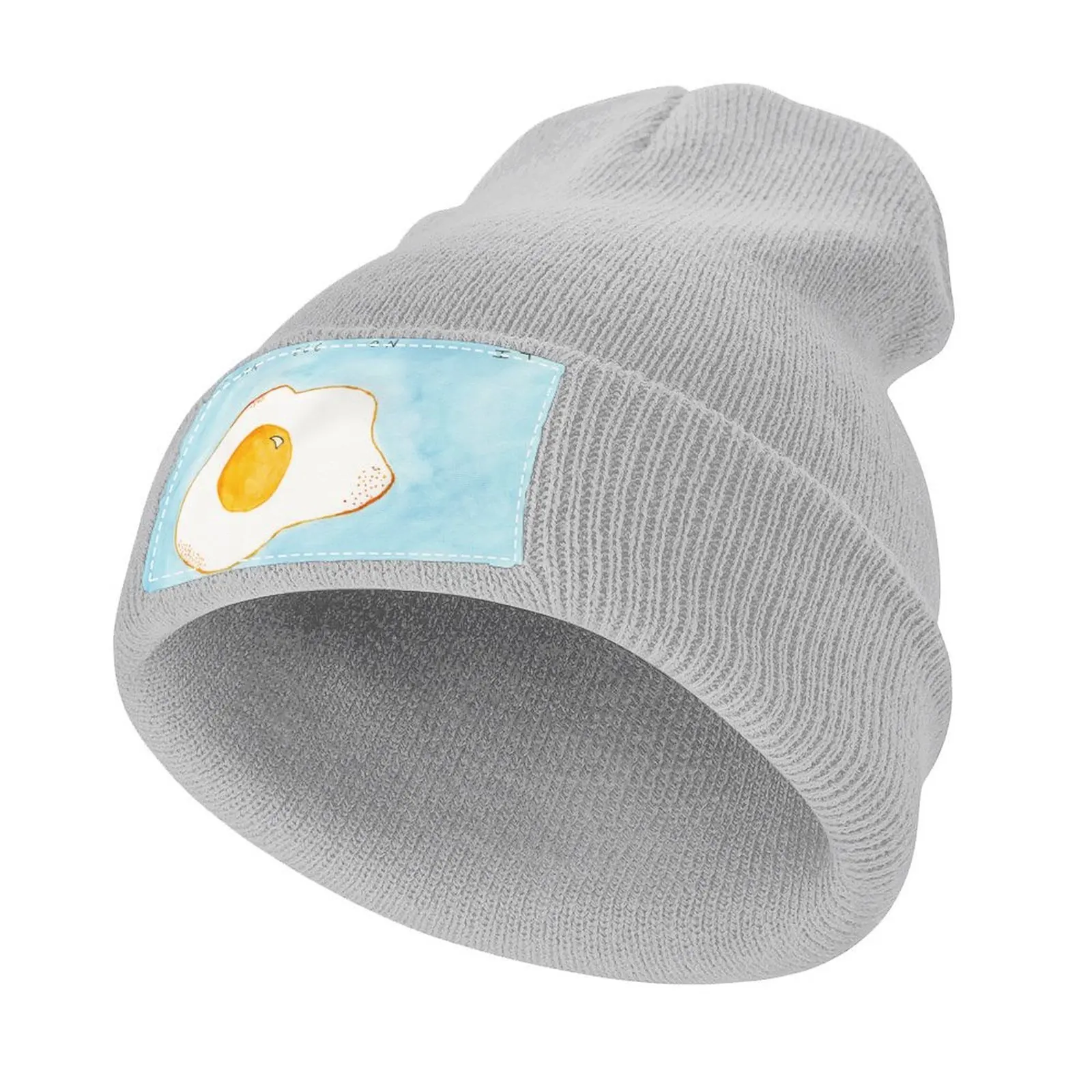 

Put An Egg On It! Knitted Cap Visor Hat Beach Beach Man Hat Women's