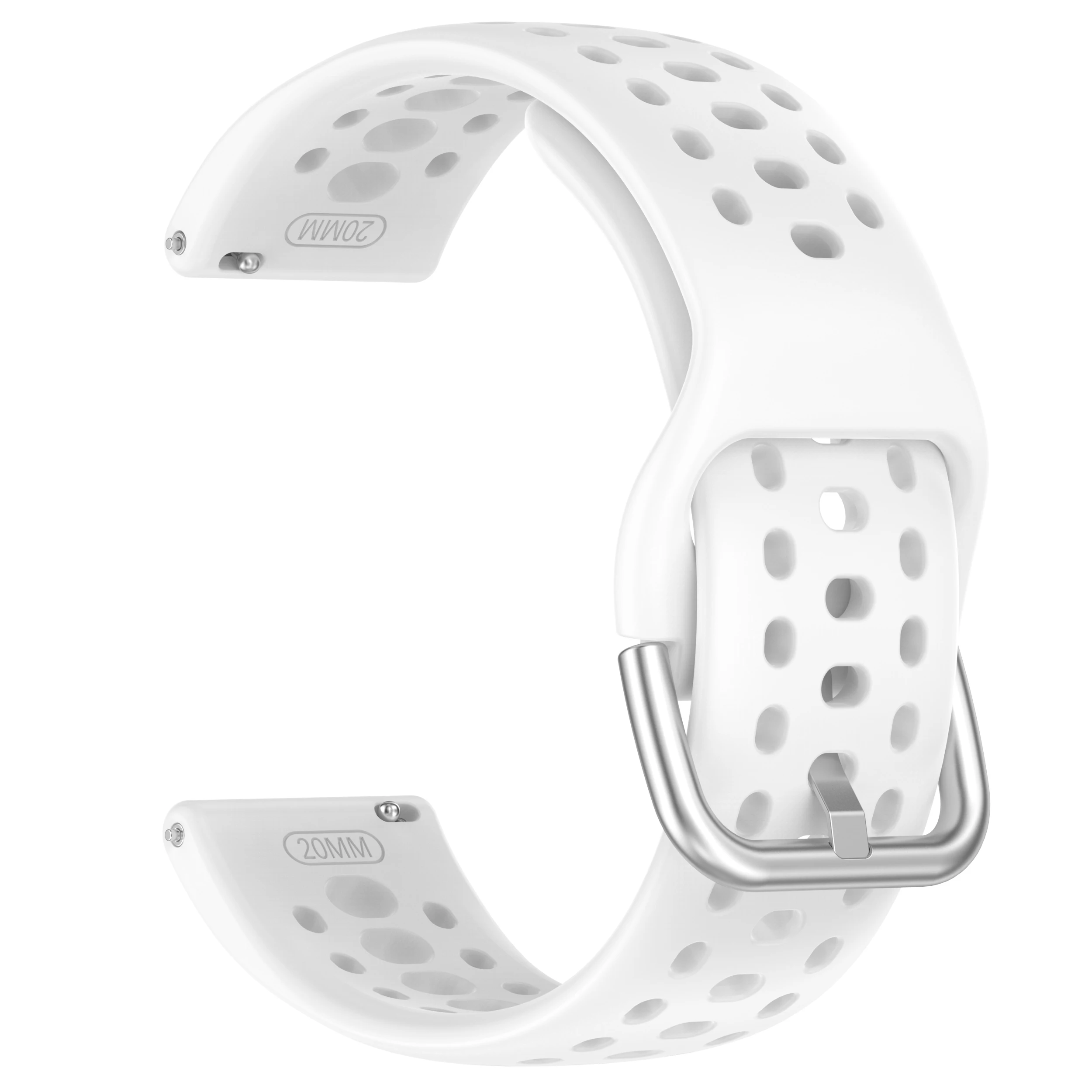 Breathable Silicone Replacement Watch Band - Square Bracelet Strap