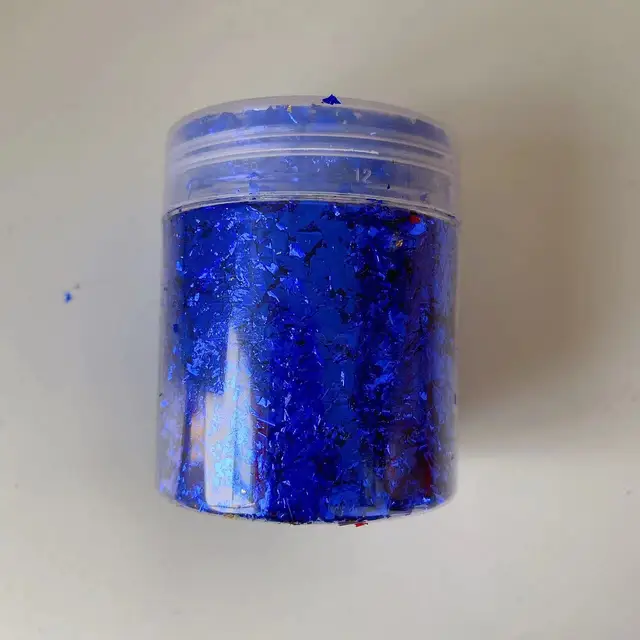 4G Szénszálas Barkácsolás Apróra Vágott Rövid Vágás Műanyag Színű Csillogó Chips Darabok - Image 4