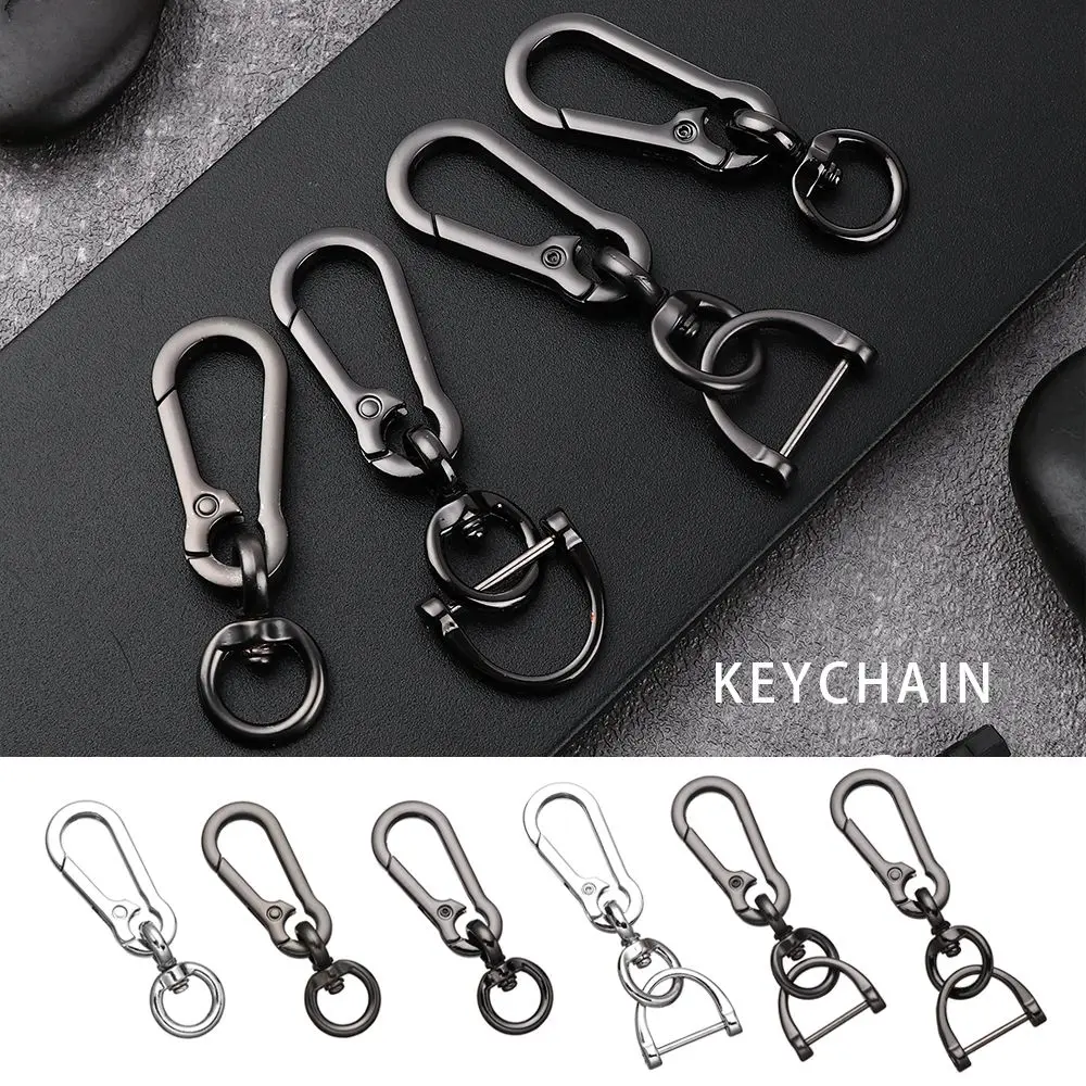 

Creative Metal Outdoor EDC Car Keyring Keychain Tool Camping Key Chain Holder Horseshoe Buckle Key Ring Accessories